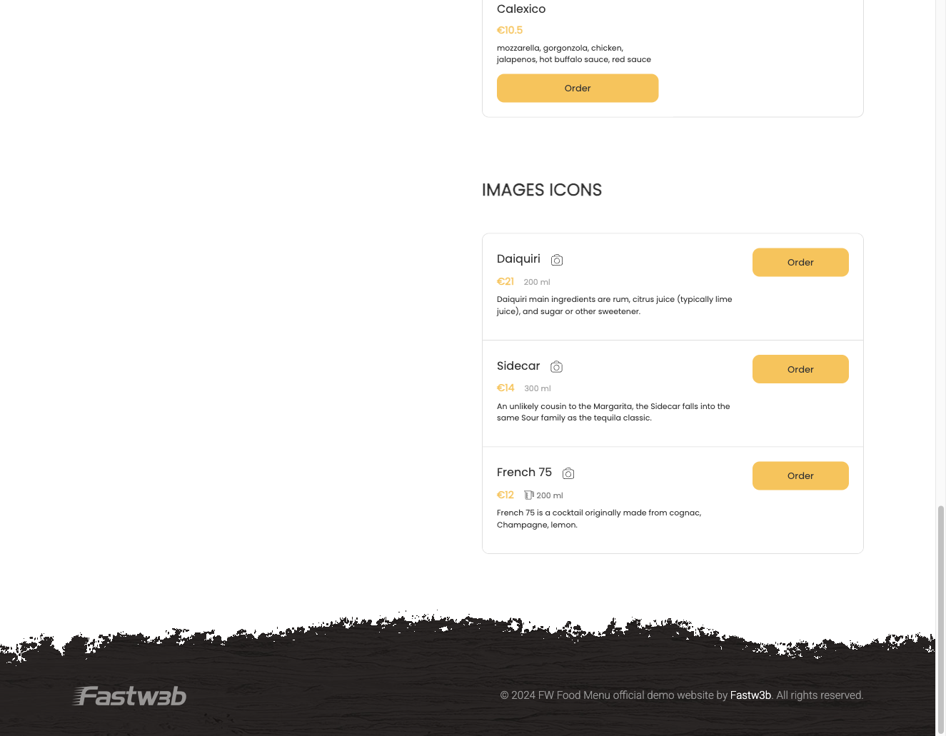 Category section with header image