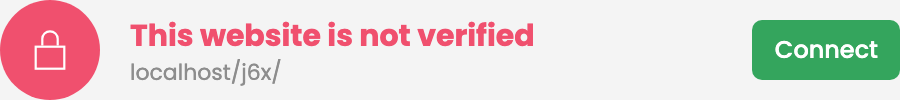 The FW Real Estate admin header before connecting, with the Connect button