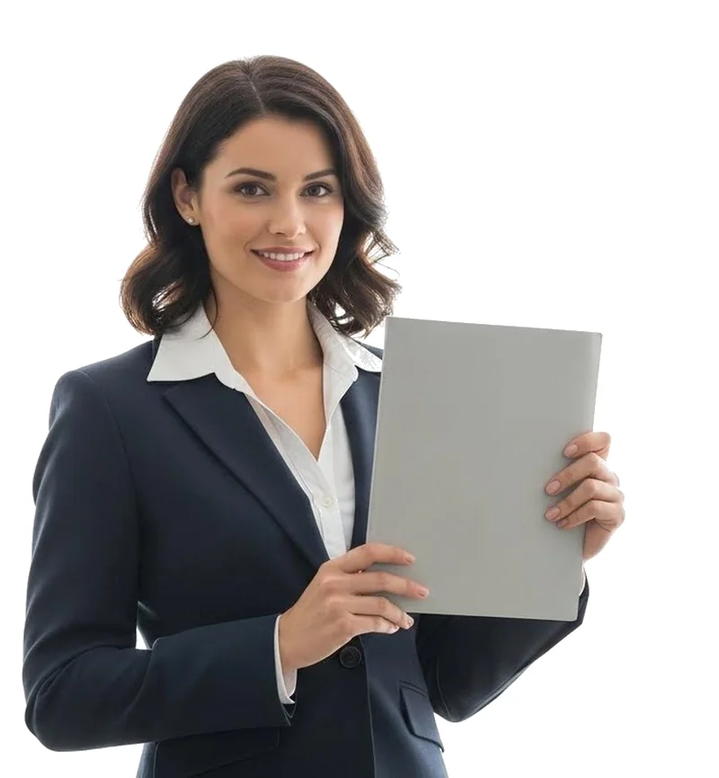 Business analyst holding a Fastw3b automation audit report