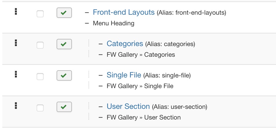 Front-end Layouts