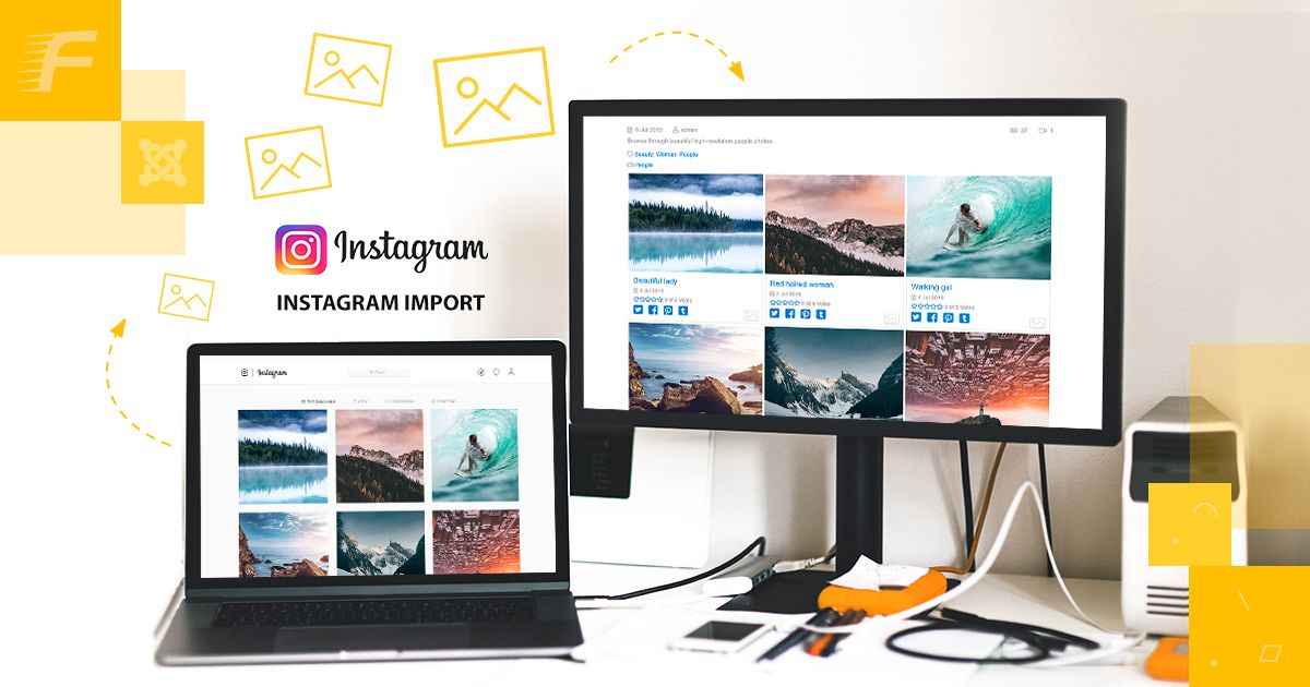 Importing Instagram content to Joomla website with FW Gallery 