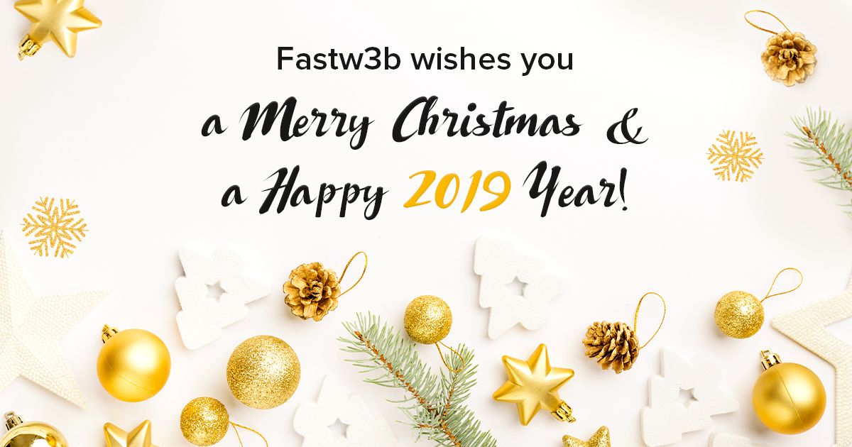 Fastw3b team gratitude to cusotmers in 2018!