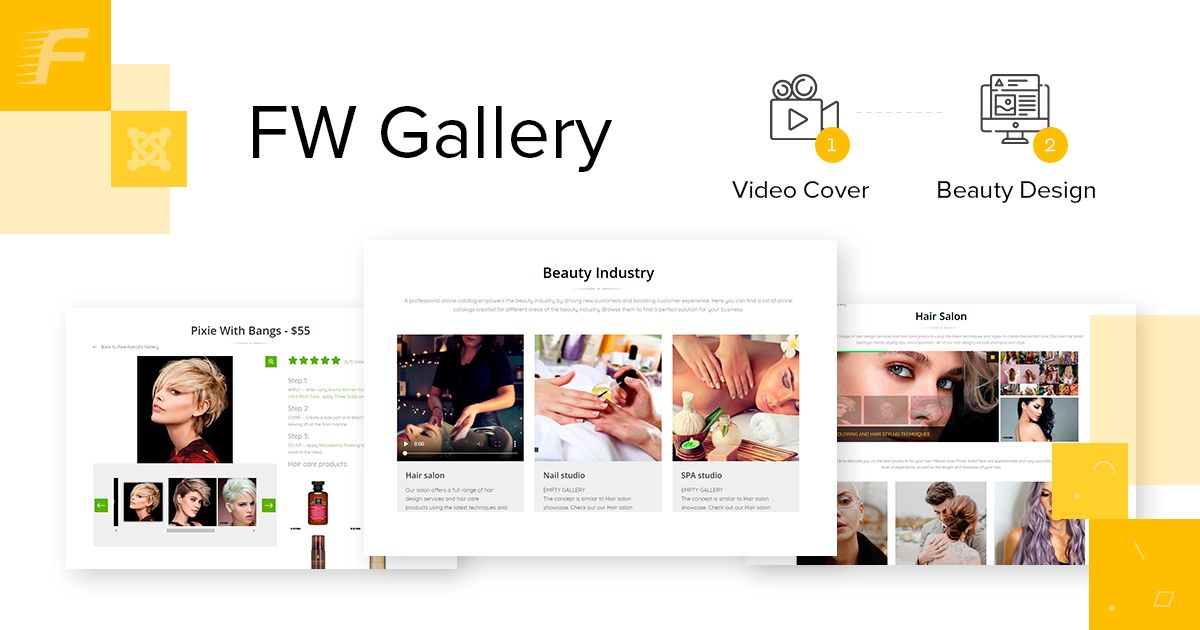 FW Gallery Showcase: Beauty Industry Website