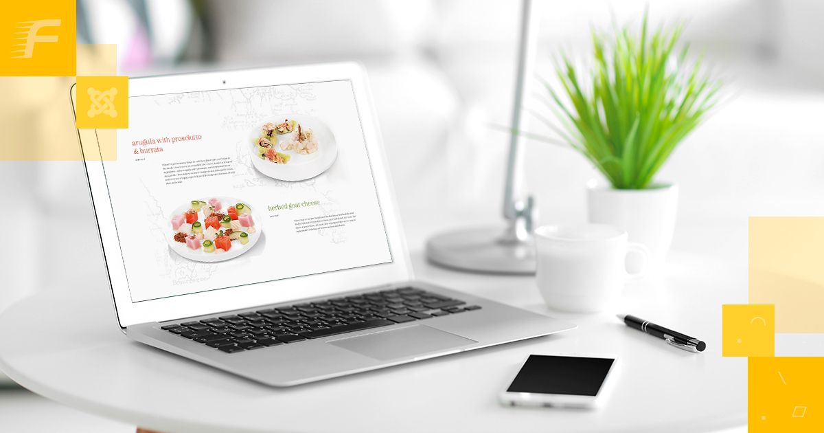 FW Food Menu solution for online restaurant menu on Joomla