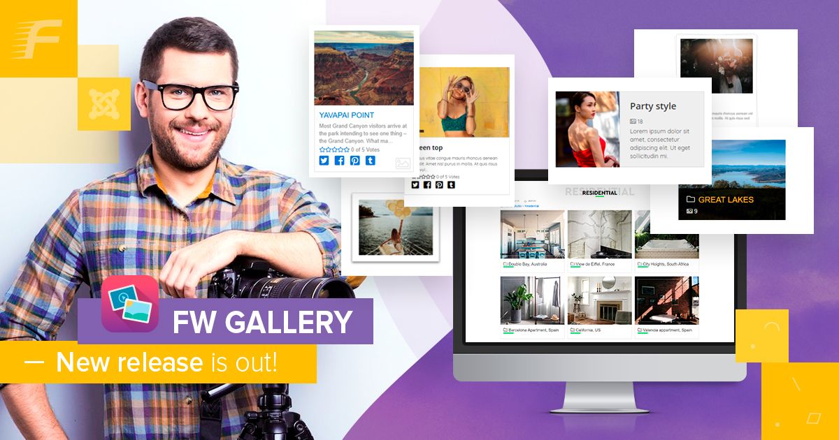 FW Gallery v5.0.0 - platform with add-ons